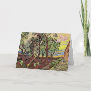 Saint Paul Hospital and Garden by Vincent van Gogh Card