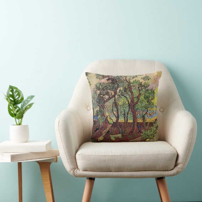 Saint Paul Hospital and Garden by Vincent van Gogh Cushion (Chair)