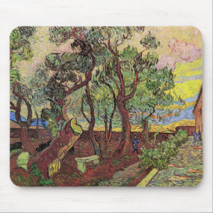 Saint Paul Hospital and Garden by Vincent van Gogh Mouse Mat