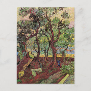 Saint Paul Hospital and Garden by Vincent van Gogh Postcard