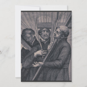 Saint Paul Miki Japanese Martyr Catholic Art Invitation