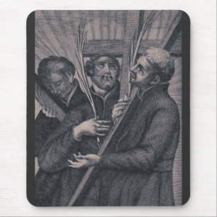 Saint Paul Miki Japanese Martyr Catholic Art Mouse Mat