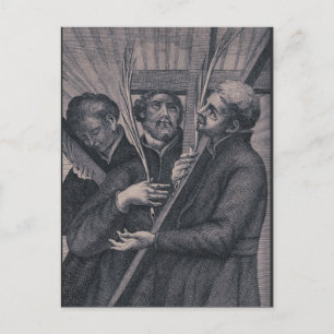 Saint Paul Miki Japanese Martyr Catholic Art Postcard