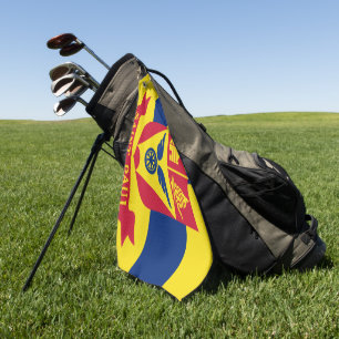 Saint Paul (Minnesota) city flag Golf Towel