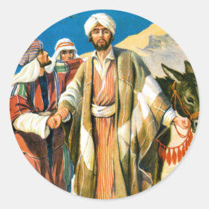 Saint Paul on the Road to Damascus Classic Round Sticker