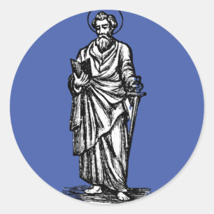 Saint Paul Sword of the Spirit Art Classic Round Sticker