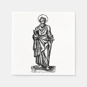 Saint Paul Sword of the Spirit Art Napkin
