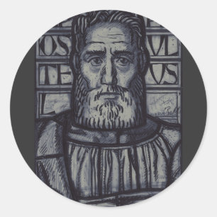 Saint Paul Sword of the Spirit Sacred Graphic Art Classic Round Sticker