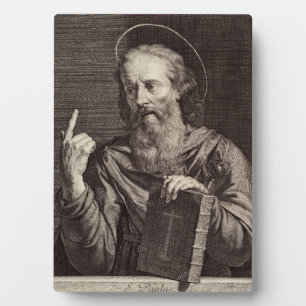 Saint Paul the Apostle Patron Saint of Writers Plaque