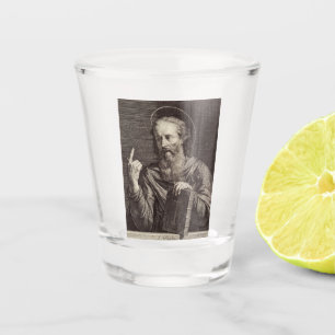 Saint Paul the Apostle Patron Saint of Writers Shot Glass