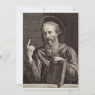 Saint Paul the Apostle Patron Saint of Writers Thank You Card