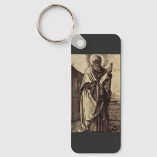 Saint Paul the Apostle Teacher of Nations Art Key Ring
