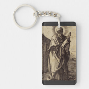 Saint Paul the Apostle Teacher of Nations Art Key Ring