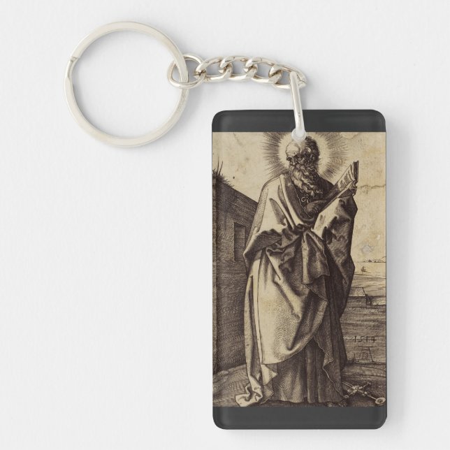 Saint Paul the Apostle Teacher of Nations Art Key Ring (Front)
