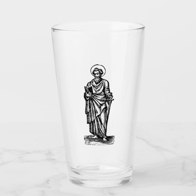 Saint Paul the Apostle with Sword Sacred Art Glass (Front)