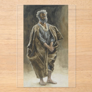 Saint Peter Apostle by James Tissot Acrylic Invitations