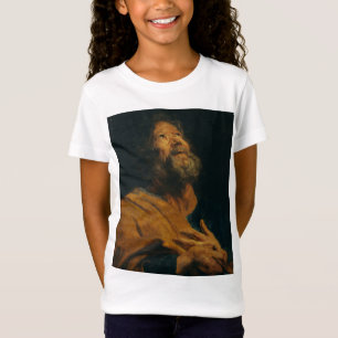 Saint Peter by Antoon van Dyck Baroque Majesty T-Shirt