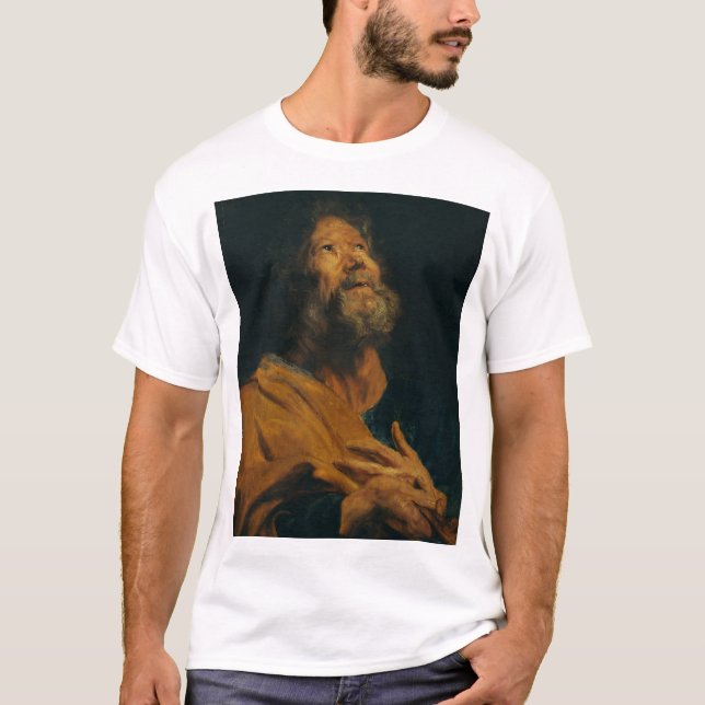 Saint Peter by Antoon van Dyck  T-Shirt (Front)