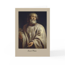 Saint Peter by Peter Paul Rubens, Greeting Card