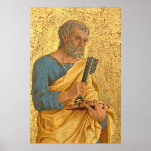 Saint Peter - Marco Zoppo, Italian Fine Art Poster (Front)