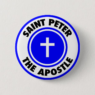 Saint Peter the Apostle 6 Cm Round Badge