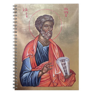 Saint Peter The Apostle - Eastern Orthodox Icon Notebook