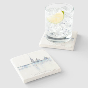 Saint Petersburg City Russia Architecture  Stone Coaster