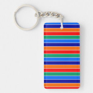 saint petersburg flag stripes lines pattern usa ci key ring