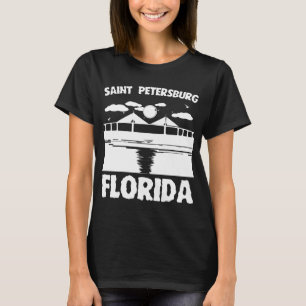 Saint Petersburg, Florida - Skyway Bridge Design T-Shirt
