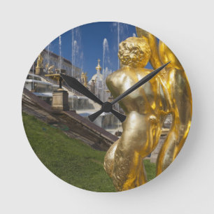Saint Petersburg, Grand Cascade fountains Round Clock