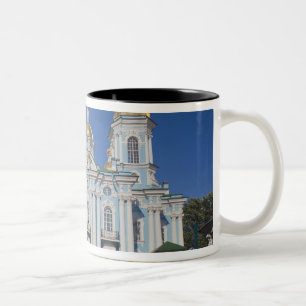 Saint Petersburg, Mariinsky, Nikolsky Cathedral Two-Tone Coffee Mug