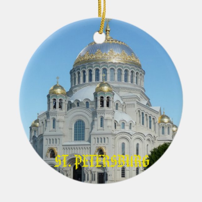 Saint Petersburg Russia Circle Ornament (Front)