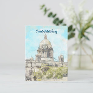 Saint-Petersburg, Russia Holiday Postcard