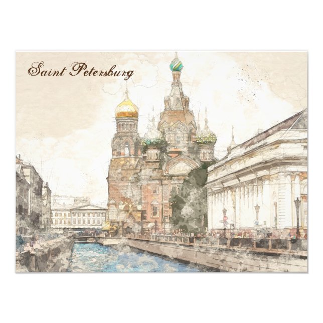 Saint-Petersburg, Russia Photo Print (Front)