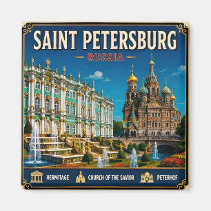 🏛️ Saint Petersburg Russia Travel Memory Gift 🏛️ Magnet