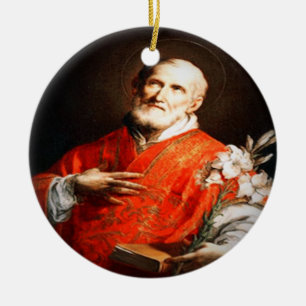 Saint Philip Neri Ceramic Tree Decoration