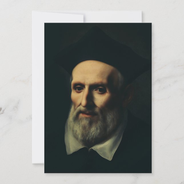 Saint Philip Neri Second Apostle of Rome Art Invitation (Front)