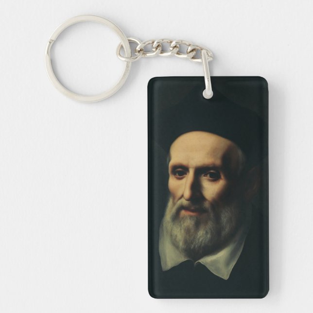 Saint Philip Neri Second Apostle of Rome Art Key Ring (Front)