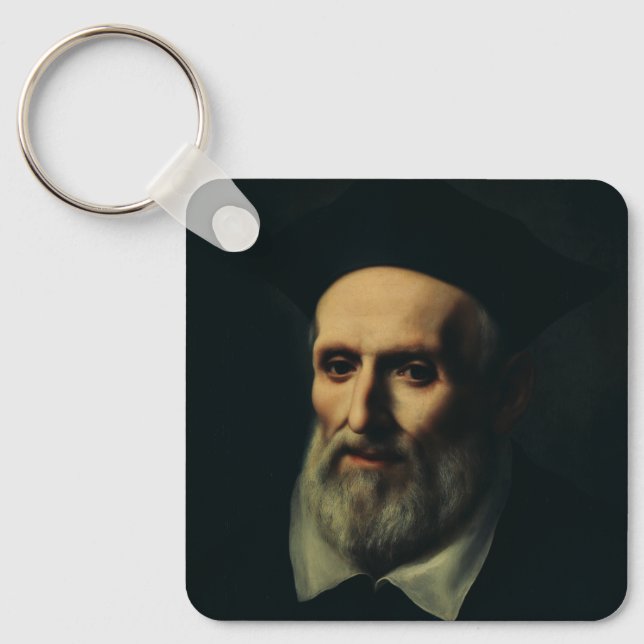 Saint Philip Neri Second Apostle of Rome Art Key Ring (Front)
