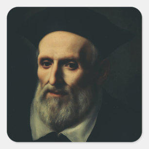Saint Philip Neri Second Apostle of Rome Art Square Sticker