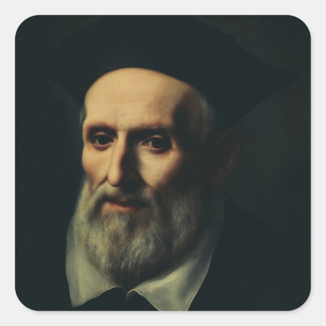 Saint Philip Neri Second Apostle of Rome Art Square Sticker (Front)