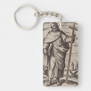 Saint Philip one of the Twelve Apostles Key Ring