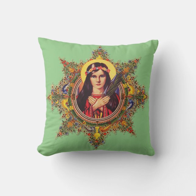 Saint Philomena Cushion (Front)