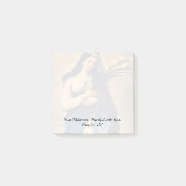 Saint Philomena Post-it Notes (Front)