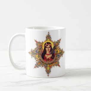 Saint Philomena Premium Luminous Virgin Art  Coffee Mug