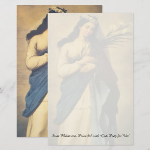 Saint Philomena Stationery