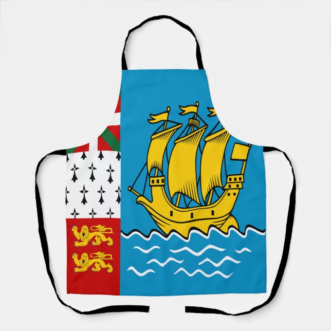 Saint Pierre and Miquelon Flag Apron (Front)