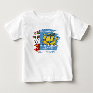 Saint Pierre and Miquelon flag Baby T-Shirt
