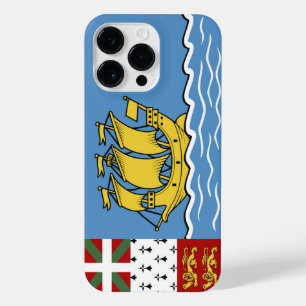 Saint Pierre and Miquelon flag iPhone 14 Pro Max Case