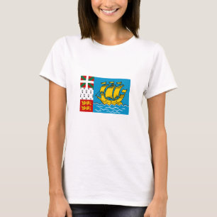 Saint Pierre and Miquelon Flag T-Shirt